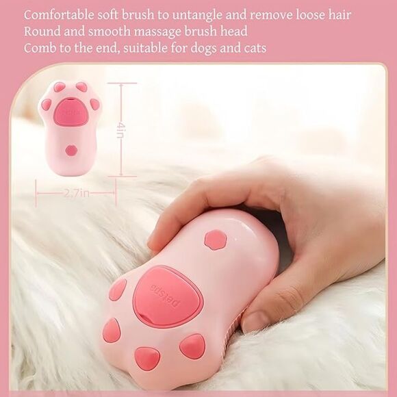 Cat Steam Brush for Shedding - 4 in 1 Cat Steam Brushes For Indoor, - Picture 4 of 6